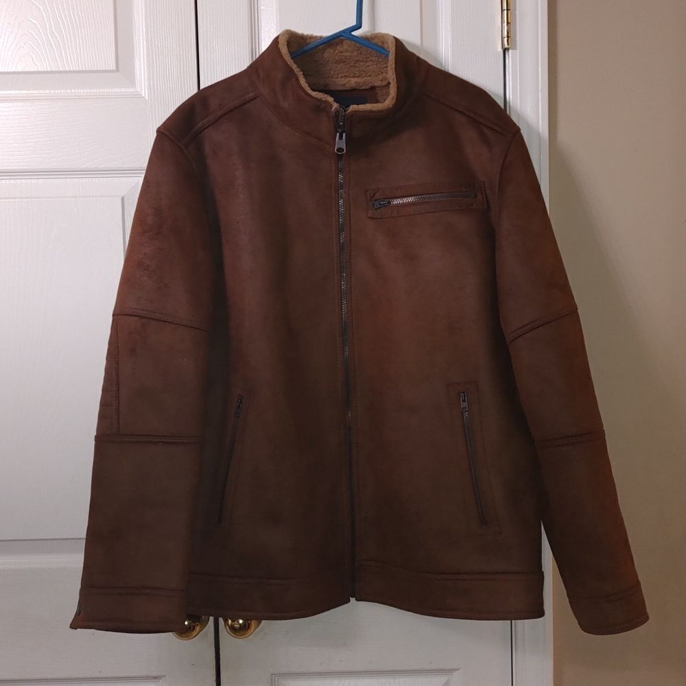 Mens Big Tall Buffalo David Bitton Outwear Faux fur lining  Sz 2XT  Sz 2X Tall